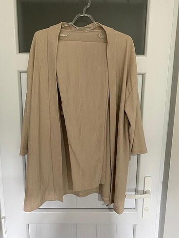 Bej pantalon ceket takım