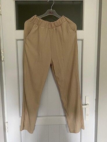 s Beden Bej pantalon ceket takım