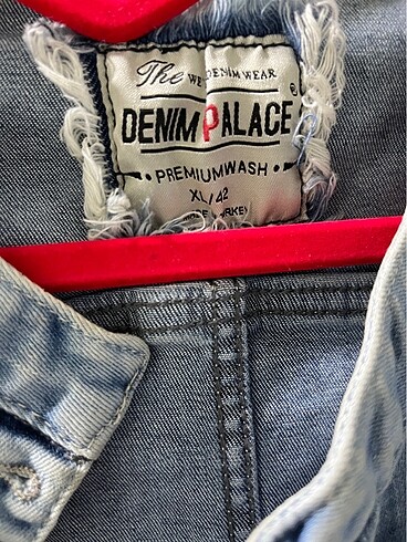 Denim&Co Kadın kot ceket mavi