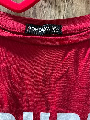 Topshop Kırmızı tshirt