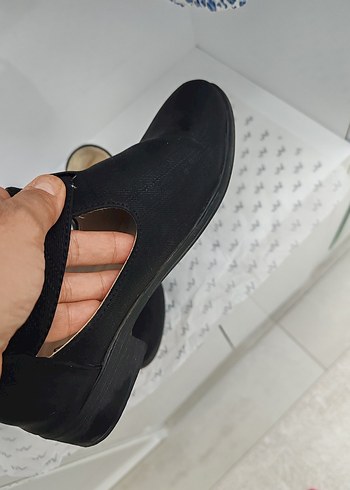 Siyah Tokalı Kadın Günlük Ayakkabı - Görsel 2