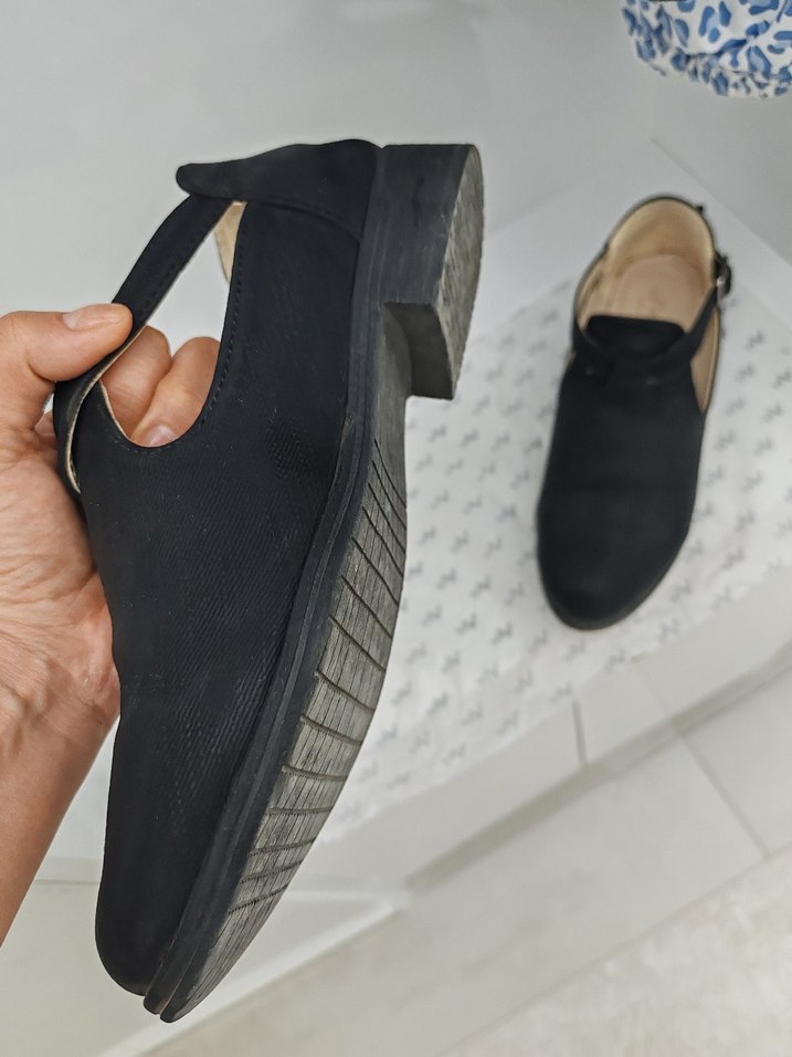 Siyah Tokalı Kadın Günlük Ayakkabı - Görsel 4