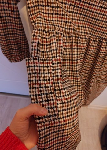 LCWAİKİKİ Düğmeli Uzun Kollu kız çocuk elbise - Görsel 4