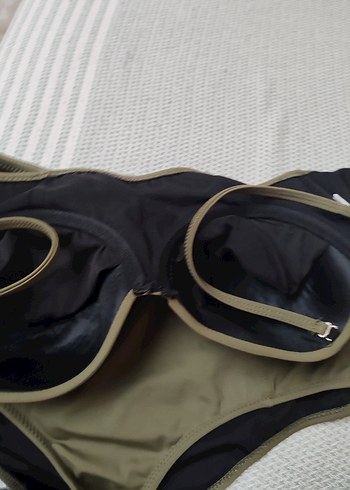 Kadın Haki Midi Bikini Takımı - Görsel 5