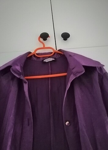 Cece İpek saten kadın gömlek  - Görsel 5