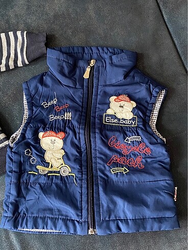 Soobe Disney Erkek Bebek Şişme Yelek Ve Hırka