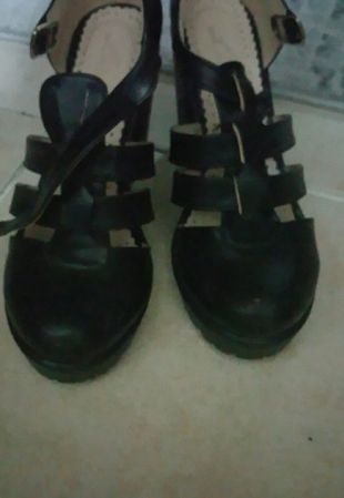 38 Beden siyah Renk siyah ayakkabı