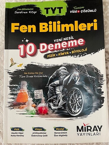 TYT Fen Denemeleri 10lu