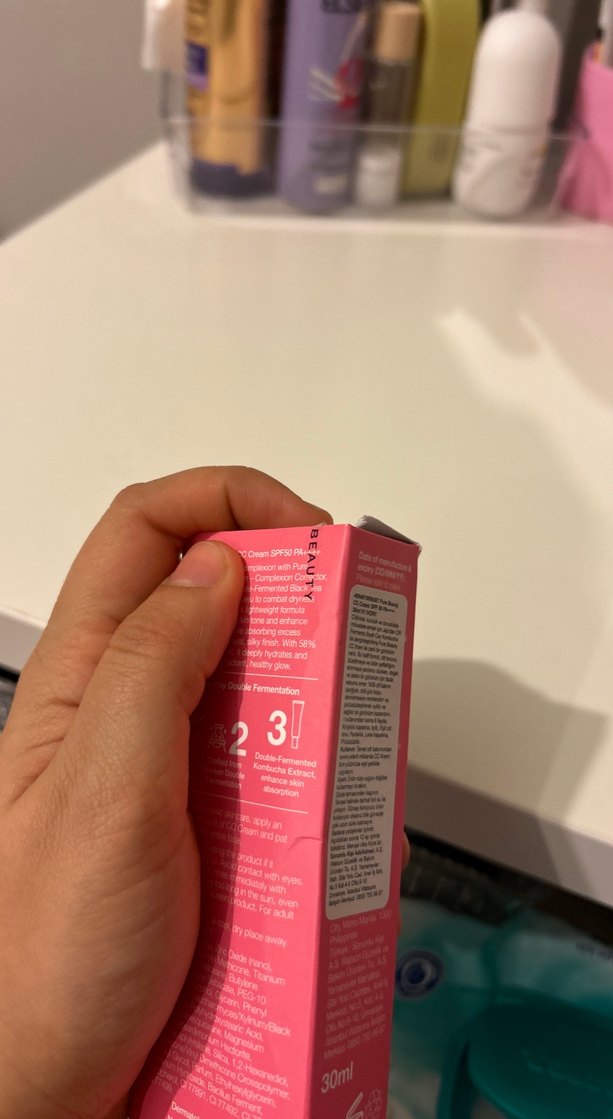 PURE Beauty CC Krem SPF50 01 Ivory - Görsel 4