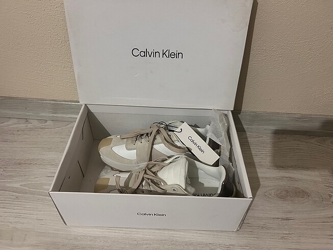 39 Beden beyaz Renk Calvin Klein Kadın Spor Ayakkabı