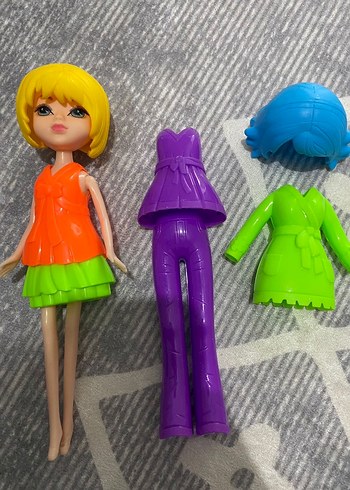 Renkli Oyun Seti Bebek ve Kıyafetleri