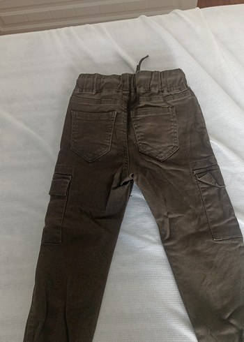 Kahverengi Süet Erkek Çocuk Bol Kesim Pantolon - Görsel 2