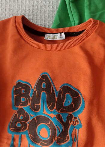 Erkek Çocuk Renkli Baskılı Sweatshirt ikili - Görsel 3