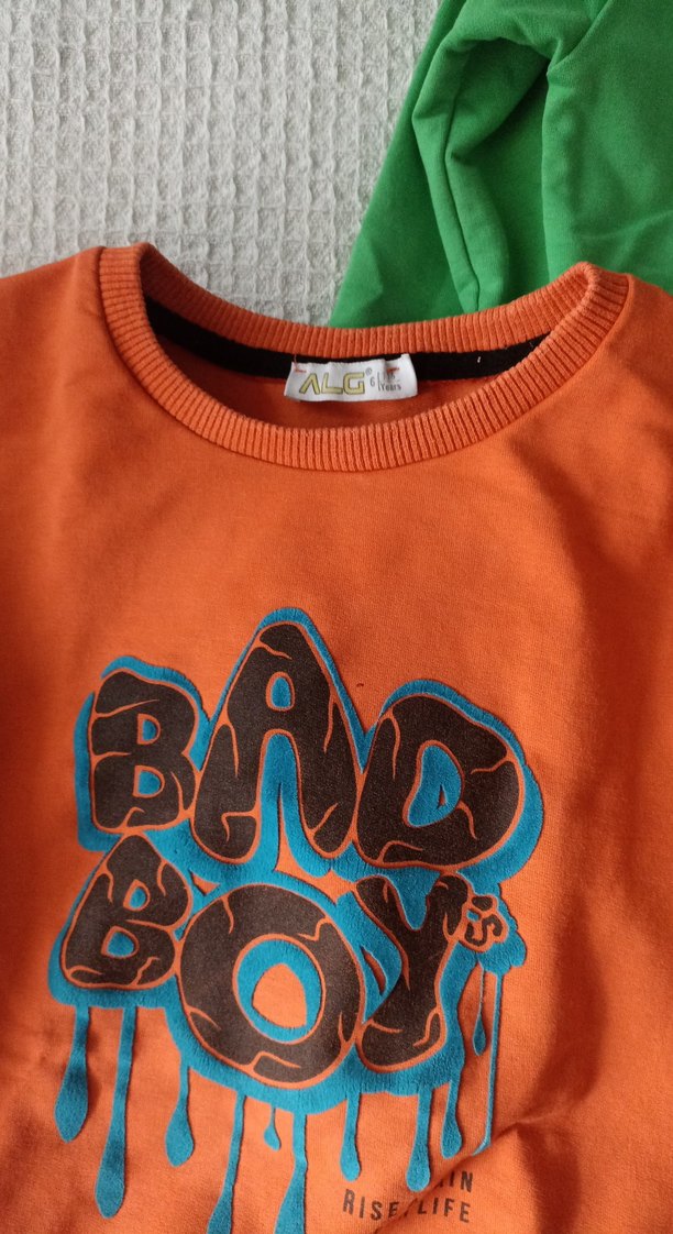 Erkek Çocuk Renkli Baskılı Sweatshirt ikili - Görsel 3