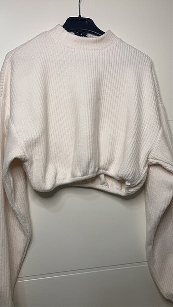 Kadife Crop Sweatshirt