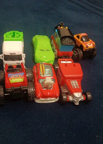 Renkli Oyuncak Araba Seti - Görsel 2