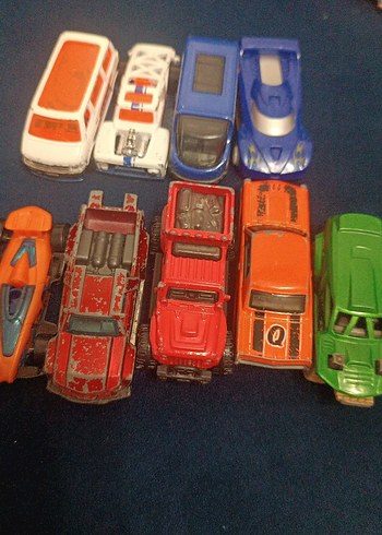 Renkli Oyuncak Araba Seti - Görsel 2