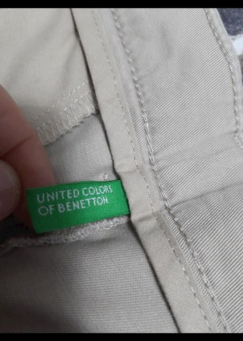 Bej Rahat Kesim Kadın Kumaş Pantolon - Görsel 4