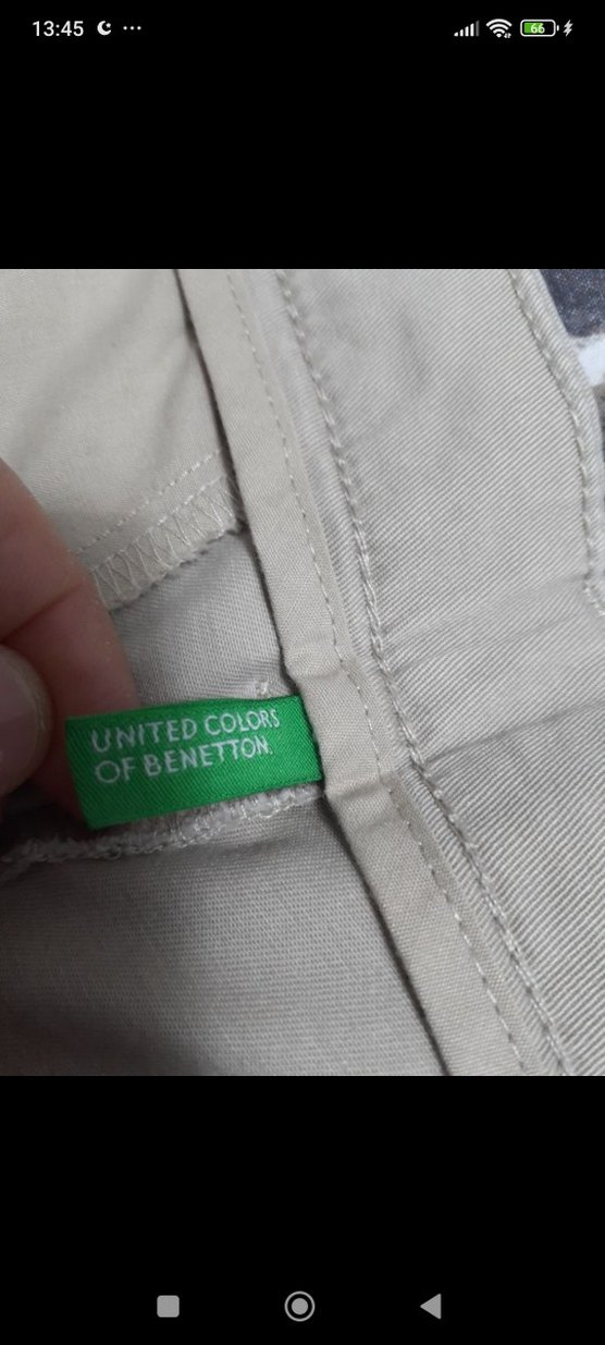 Bej Rahat Kesim Kadın Kumaş Pantolon - Görsel 4