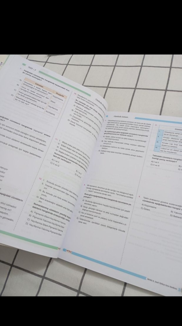 8. Sınıf Tarih ve Türkçe Soru Bankaları - Görsel 5
