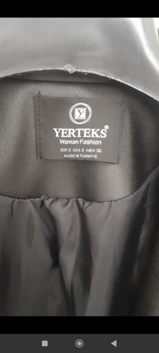 Siyah Deri Biker Ceket - Görsel 2