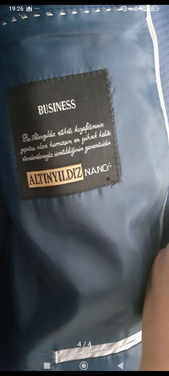 Koyu Mavi Modern Klasik Erkek Takım Elbise - Görsel 4