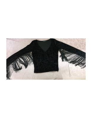 Bershka Kadife bluz