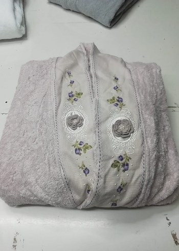 Lila nakisli bornoz - Görsel 3