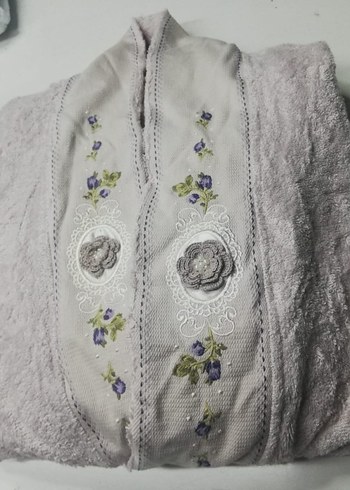 Lila nakisli bornoz - Görsel 2