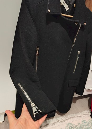 Siyah kaşe kaban - Görsel 5