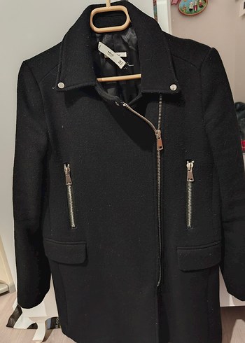 Siyah kaşe kaban - Görsel 3