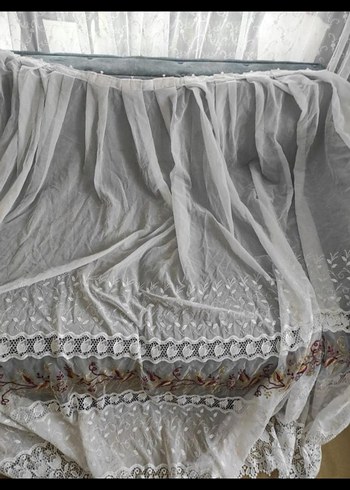 Nakışlı Bohem Tül Perde - Görsel 4