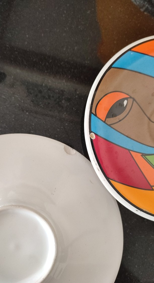 Renkli ve Desenli El Yapımı Tabak Seti - Görsel 2