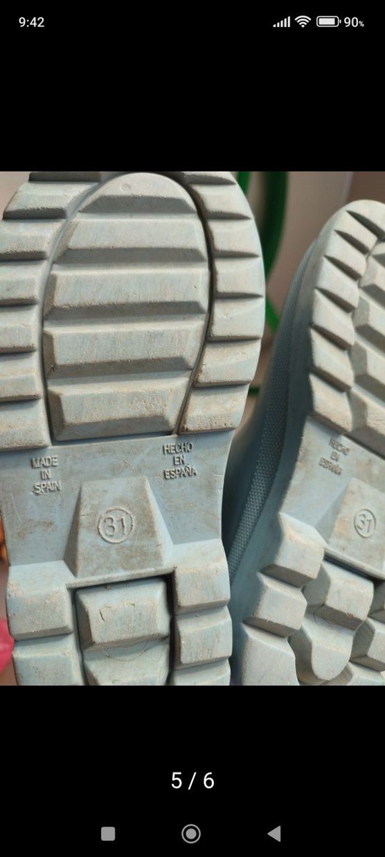 Mavi Gri Çocuk Lastik Bot - Görsel 2