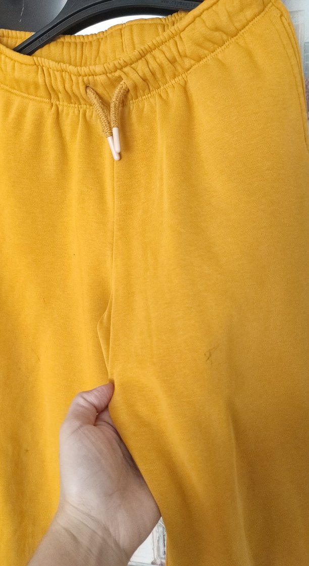 Sarı kız çocuk Kapüşonlu Eşofman Takımı - Görsel 3