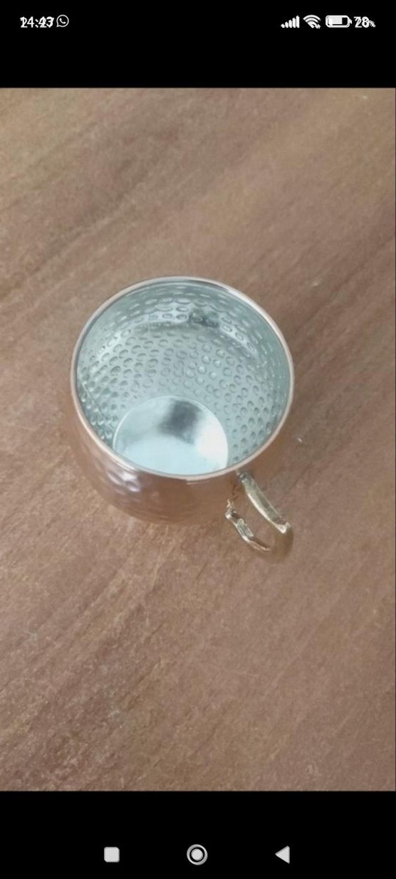 Bakır 300 ml.Kulplu Kupa - Görsel 3