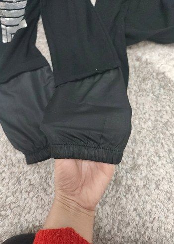 Siyah Rahat Kesim  Eşofman Takımı - Görsel 5