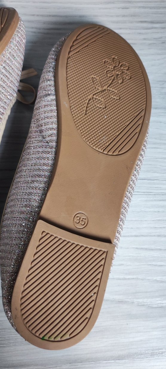 Bej Parlak Yılan Desenli çocuk  Babet - Görsel 4