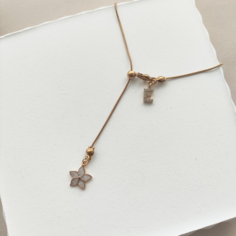 Çelik Harfli Kolye - Görsel 2