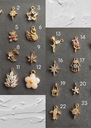 Çelik Mini Çiçek ve Harfli Kadın Kolye - Görsel 2