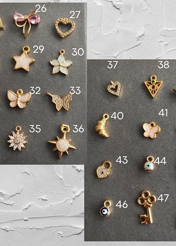 Çelik Mini Çiçek ve Harfli Kadın Kolye - Görsel 3