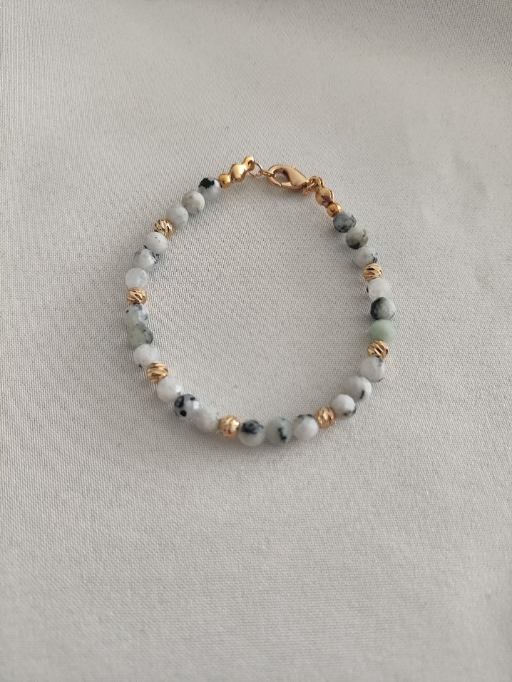 Gerçek Ay Taşı Bileklik - Görsel 2