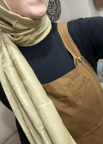 İmannor altın rengi şal - Görsel 4