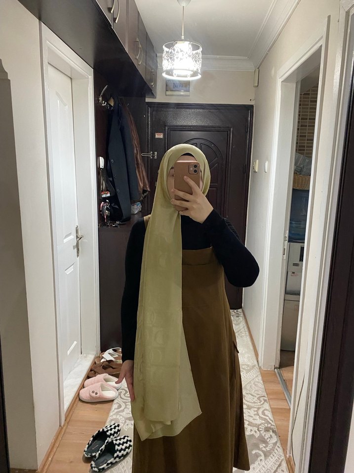 İmannor altın rengi şal - Görsel 2