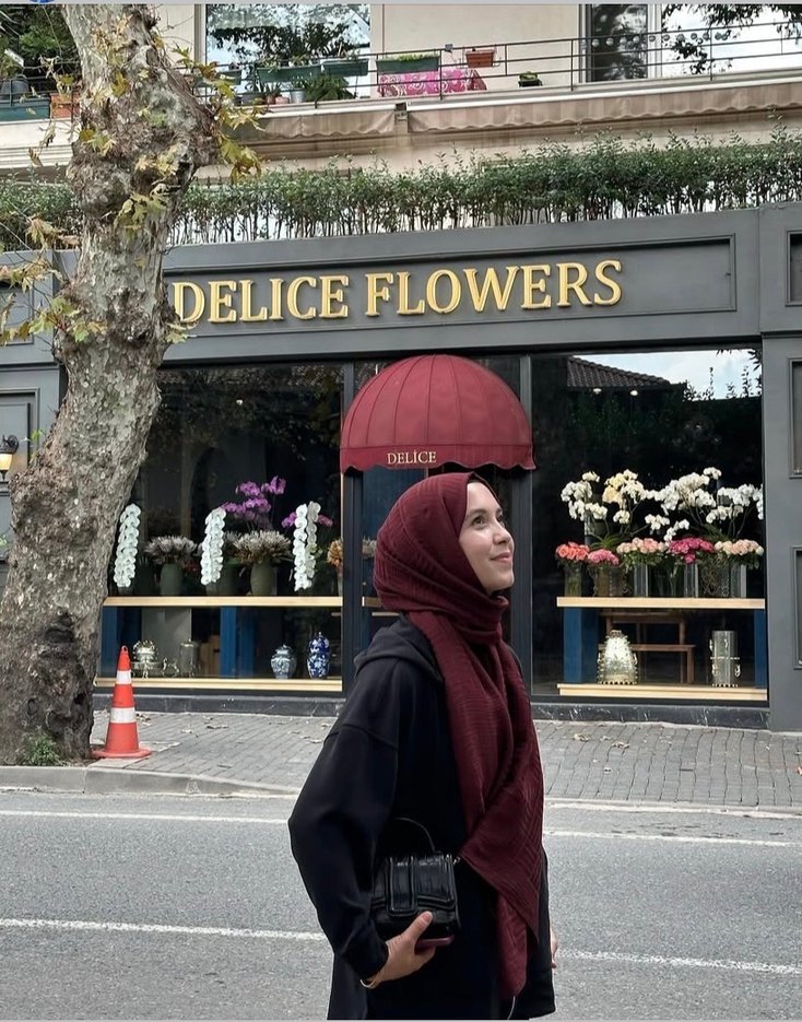 İmannoor bordo şal - Görsel 2