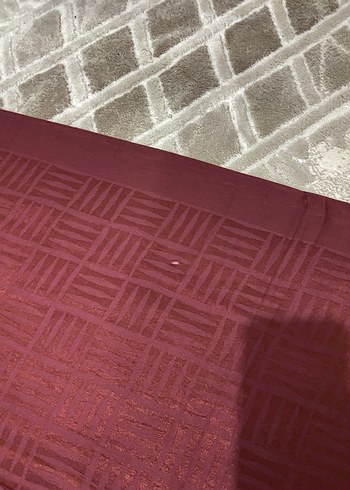 İmannoor bordo şal - Görsel 6