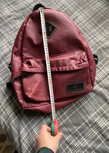 Kadın Bordo Deri Sırt Çantası - Görsel 3