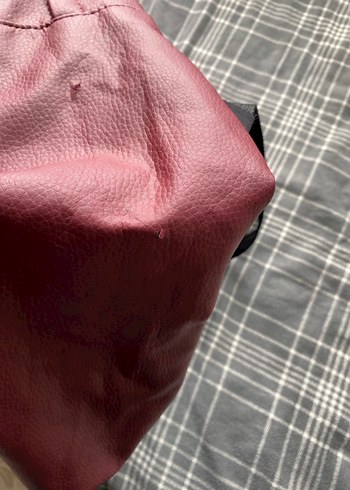 Kadın Bordo Deri Sırt Çantası - Görsel 6