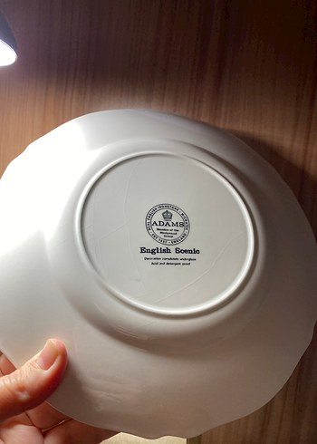 Yeşil adams antika pasta tabağı - Görsel 5