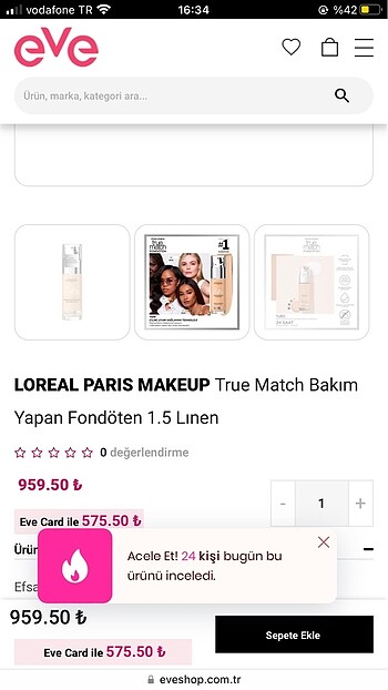L'Oréal Paris Loreal Paris true match fondöten